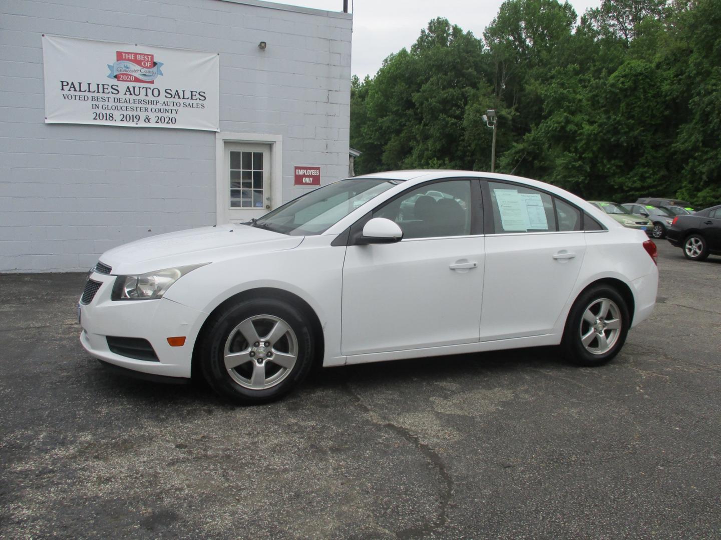 2012 WHITE Chevrolet Cruze (1G1PF5SC1C7) , AUTOMATIC transmission, located at 540a Delsea Drive, Sewell, NJ, 08080, (856) 589-6888, 39.752560, -75.111206 - Photo#1